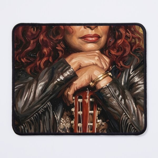 Item preview, Chaka Khan Oil Painting designed and sold by maretsad.