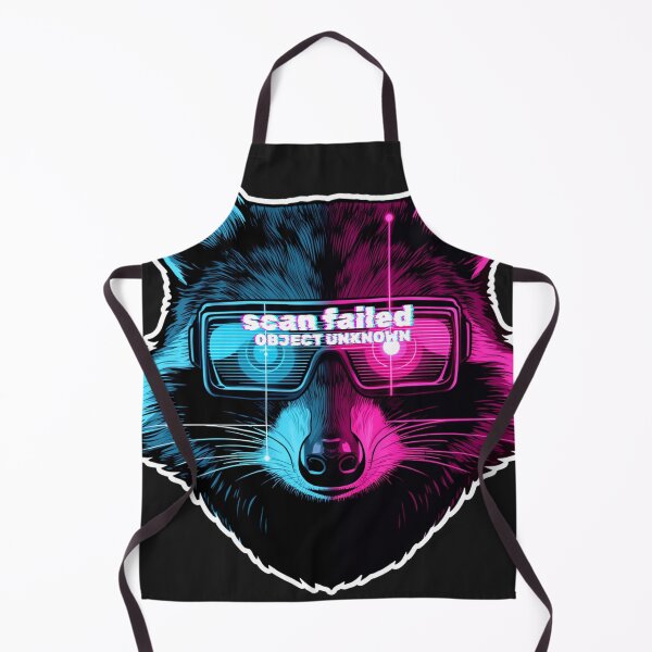 Item preview, Adversarial Glitch Raccoon Cyberpunk System Bypassed Error Sticker designed and sold by The Silly Grumpy Society.