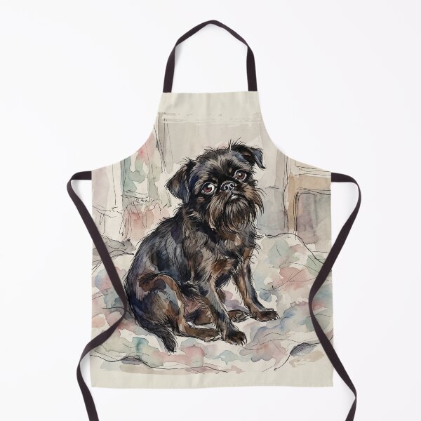 Item preview, The Montparnasse Melancholic: Pascin Style Griffon Belge Print designed and sold by FreiherrPK.