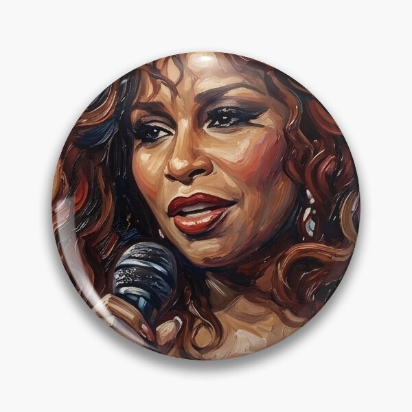 Item preview, Chaka Khan Oil Painting designed and sold by maretsad.