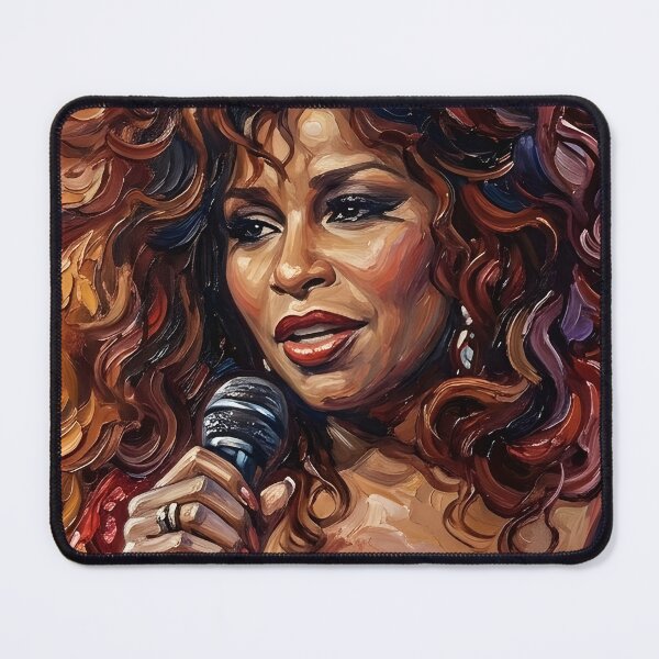 Item preview, Chaka Khan Oil Painting designed and sold by maretsad.