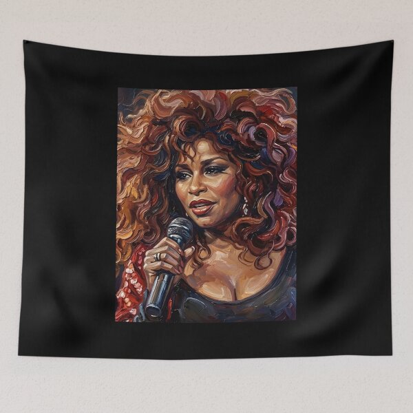 Item preview, Chaka Khan Oil Painting designed and sold by maretsad.