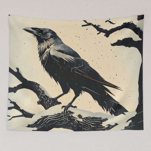 Item preview, Winter Solstice Raven designed and sold by ONYX Pixee.