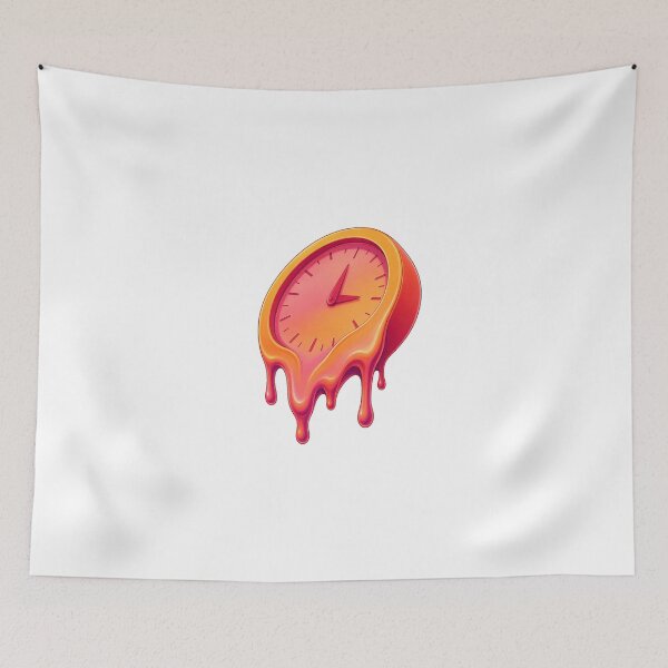 Item preview, Vaporwave Melting Clock designed and sold by vapormoon.