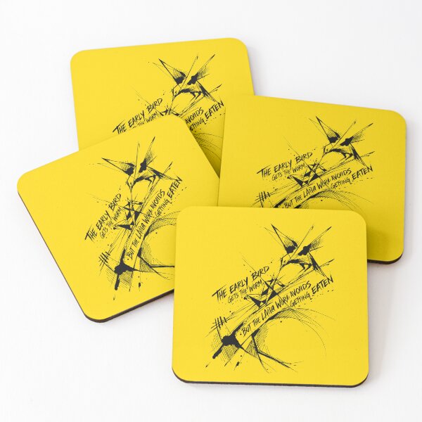 Item preview, The Tardy Annelid: Anti-Hustle Early Bird Philosophy Print designed and sold by FreiherrPK.