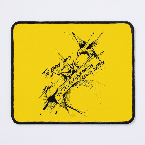 Item preview, The Tardy Annelid: Anti-Hustle Early Bird Philosophy Print designed and sold by FreiherrPK.