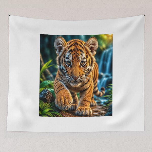 Item preview, Tiger Cub designed and sold by Artnovalty.redbubble.com.