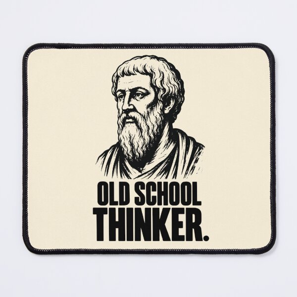 Item preview, Old School Thinker. Vintage Greek Philosopher Art & Philosophy Humor. (Plato Meme Collection). designed and sold by SaraSumi.
