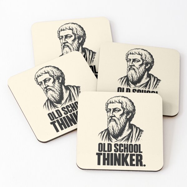 Item preview, Old School Thinker. Vintage Greek Philosopher Art & Philosophy Humor. (Plato Meme Collection). designed and sold by SaraSumi.