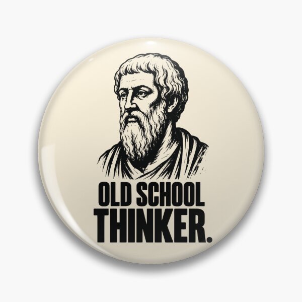 Item preview, Old School Thinker. Vintage Greek Philosopher Art & Philosophy Humor. (Plato Meme Collection). designed and sold by SaraSumi.
