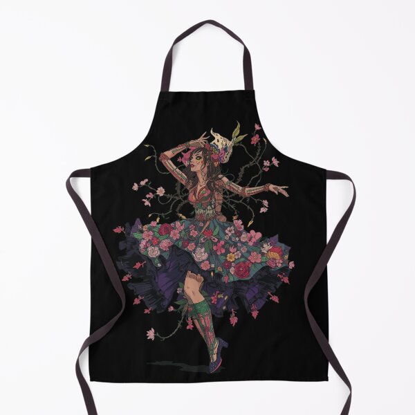 Item preview, Floral Muse Dancing: Dark Botanical Dancer Art designed and sold by Mythical Entanglement.