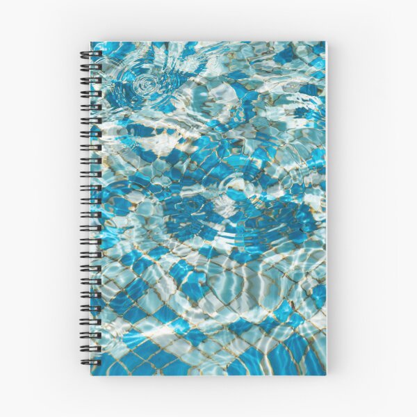 Item preview, Sunny Turquoise Azure Aqua Ripples over Mosaic Tiles designed and sold by Georgia Mizuleva.