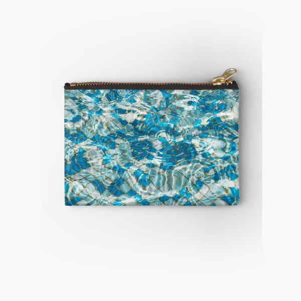 Item preview, Sunny Turquoise Azure Aqua Ripples over Mosaic Tiles designed and sold by Georgia Mizuleva.