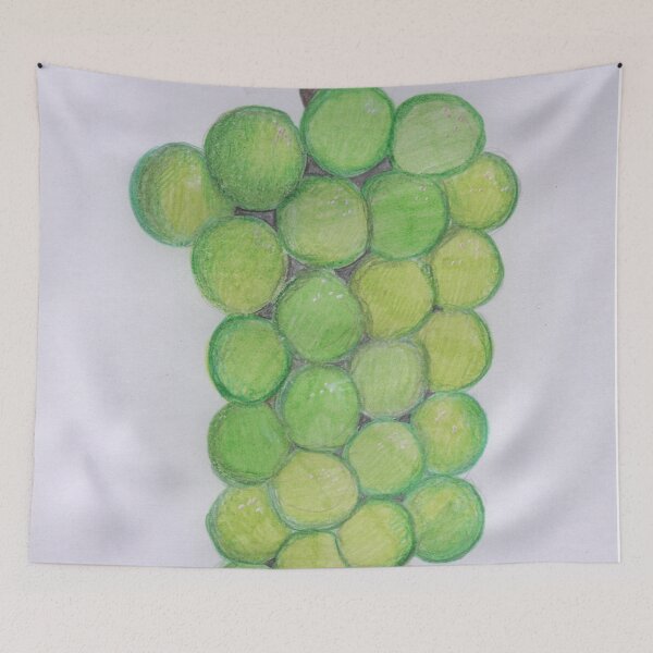 Item preview, A bunch of green grapes designed and sold by Artbysarah23.