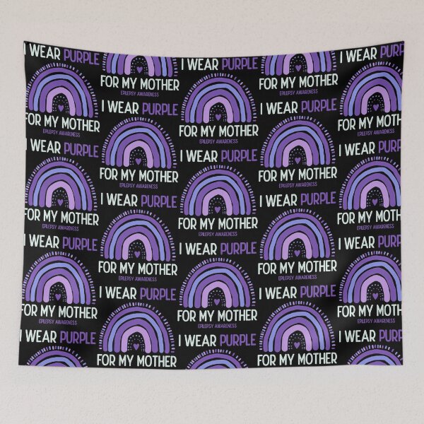 Item preview, Epilepsy Awareness I Wear Purple For My Mother designed and sold by IttieBitties.