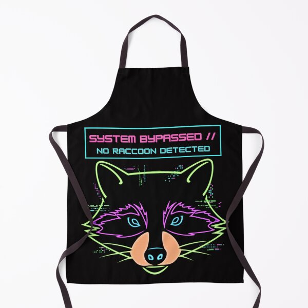 Aperçu de l'œuvre Système contourné par une faille adverse : cybersécurité de Raccoon créée et vendue par The Silly Grumpy Society.