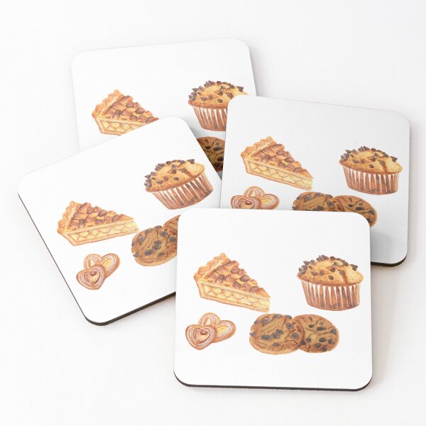 Item preview, Cozy Desserts – Cute Watercolor Food Illustration designed and sold by Lyannaadesign.