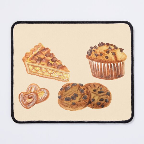Item preview, Cozy Desserts – Cute Watercolor Food Illustration designed and sold by Lyannaadesign.