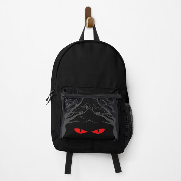 Item preview, Dark Forest Glowing Red Eyes Spooky Creepy Monster Silhouette designed and sold by AlinaTales.