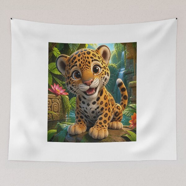 Item preview, Baby Jaguar designed and sold by Artnovalty.redbubble.com.