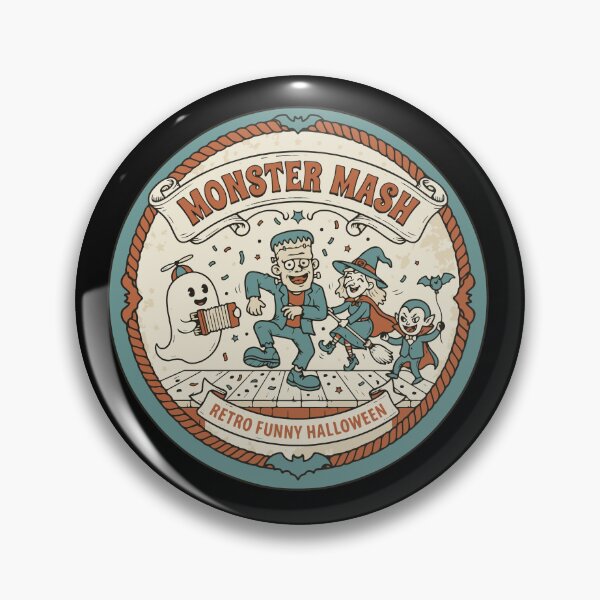 Item preview, Monster Mash Retro Funny Halloween Party  designed and sold by Brexmore3.