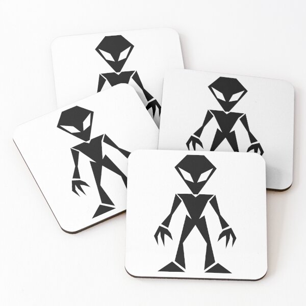 Item preview, Geometric Alien Figure designed and sold by matybrak.