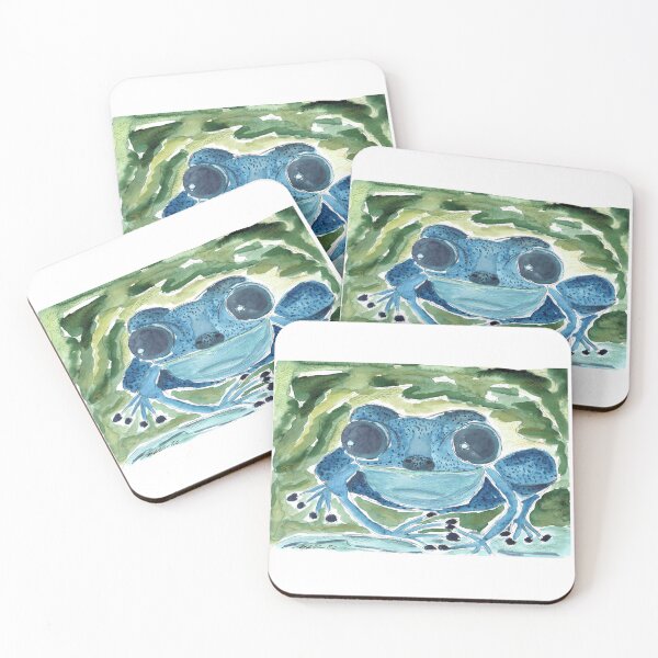 Item preview, Giant Blue Poison Dart Frog  designed and sold by Anke‘s Bazaar.