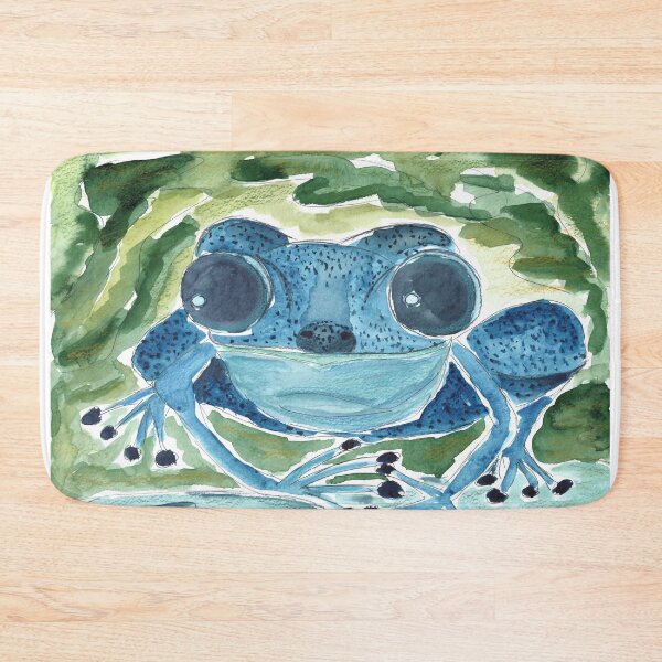 Item preview, Giant Blue Poison Dart Frog  designed and sold by Anke‘s Bazaar.