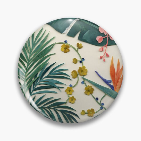 Item preview,  Botanical Conservatory Collage – Matisse Inspired Tropical Cut Paper Garden Wall Art designed and sold by Tamas Das.
