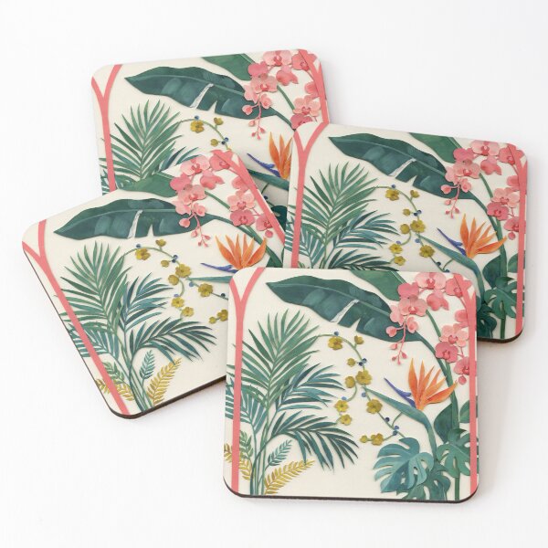 Item preview,  Botanical Conservatory Collage – Matisse Inspired Tropical Cut Paper Garden Wall Art designed and sold by Tamas Das.