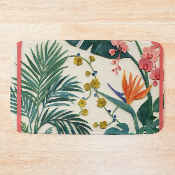 Item preview,  Botanical Conservatory Collage – Matisse Inspired Tropical Cut Paper Garden Wall Art designed and sold by Tamas Das.