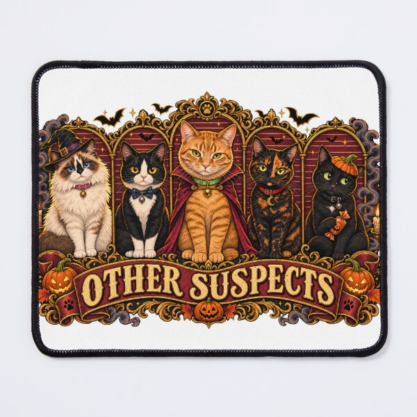 Item preview, Other Suspects – Cute Halloween Cats in Costumes designed and sold by chrstnslts.