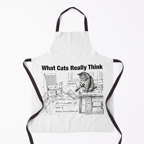 Item preview, What Cats Really Think Funny Cat Physics Scientist Humor designed and sold by LounisArt.