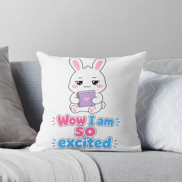 Item preview, Wow I Am So Excited Cute Rabbit designed and sold by ttackerhe.
