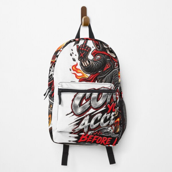 Item preview, Control Your Accelerator Skeleton Biker Flames Motorcycle designed and sold by WearTheVibe Store.