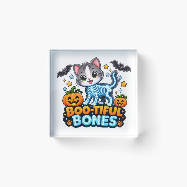 Item preview, Spooky Veterinary Radiology Boo-tiful Bones Halloween Cat X-Ray designed and sold by Bettybee00.