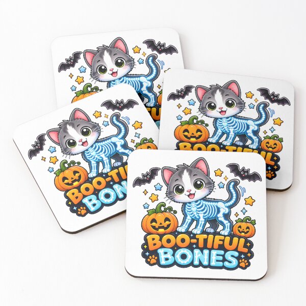 Item preview, Spooky Veterinary Radiology Boo-tiful Bones Halloween Cat X-Ray designed and sold by Bettybee00.