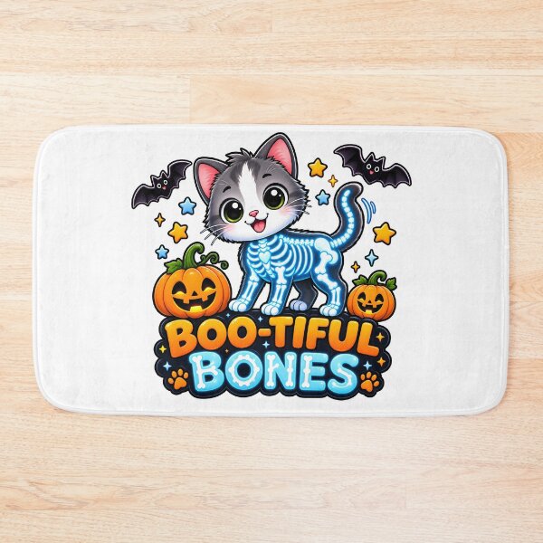 Item preview, Spooky Veterinary Radiology Boo-tiful Bones Halloween Cat X-Ray designed and sold by Bettybee00.