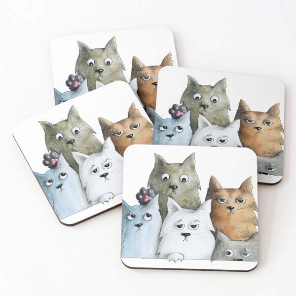 Item preview, Gang of Cats designed and sold by Middia Arts.
