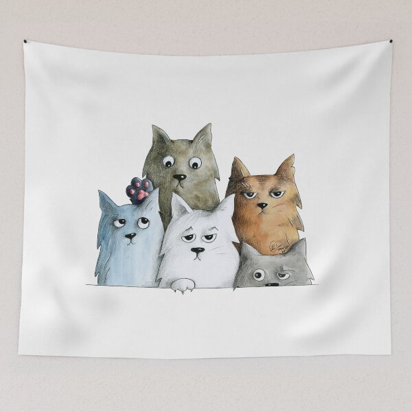 Item preview, Gang of Cats designed and sold by Middia Arts.