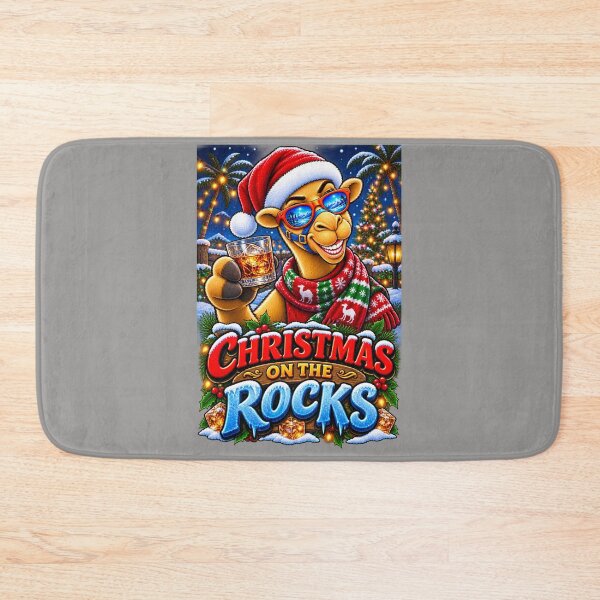 Item preview, Funny Christmas on the Rocks – Funny Camel T-Shirt – Humorous Camel Design – Quirky Camel Lover Gift – Quirky Camel Lover Gift - Cool Winter Christmas Animal Graphic Camel T-Shirt designed and sold by Camel & Quirk.
