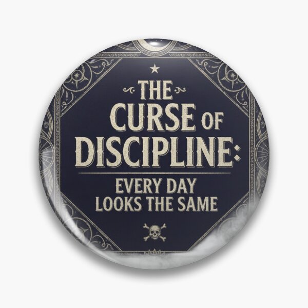 Item preview, The Curse of Discipline Every Day Looks the Same - Gym Quote Tee designed and sold by Viviglow.