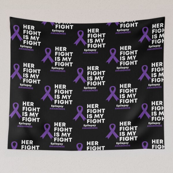 Item preview, Her Fight Is My Fight Epilepsy Awareness designed and sold by IttieBitties.