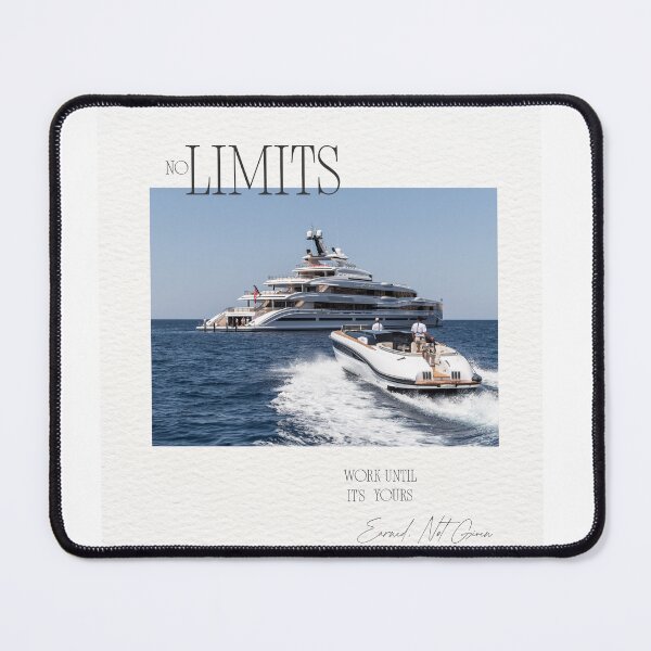 Item preview, No Limits Luxury Yacht Hustle Quote designed and sold by Highball3r.