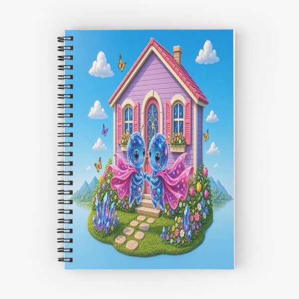 Item preview,  Cosmic Sweet Home - Cute Space Aliens at Fantasy House designed and sold by Breezes-of-Ida.
