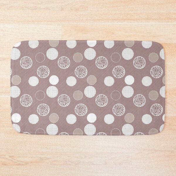 Item preview, In polka dots abstract delicate beige designed and sold by fuzzyfox.
