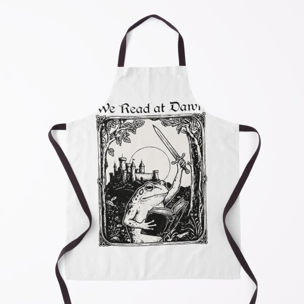 Item preview, We Read at Dawn Frog Bookish Knight  designed and sold by AlisonKli63932.