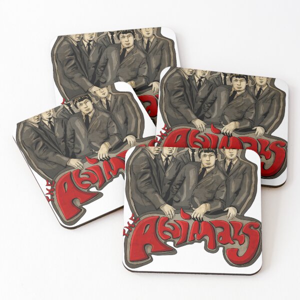 Item preview, The Animals (Black And White) designed and sold by RetroAisthetic.
