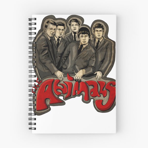 Item preview, The Animals (Black And White) designed and sold by RetroAisthetic.