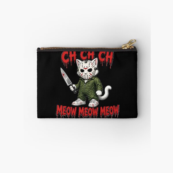 Item preview, Cute Hockey Mask Cat Slasher Parody Art designed and sold by TshirtsOnline-.